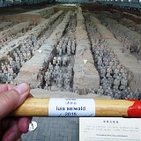 Mausoleum Qin Shihuangdis - Xian - China - Juni  2015 - Franz